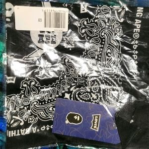 BATHING APE BAPE x LEVI’S BANDANA Black New w tags